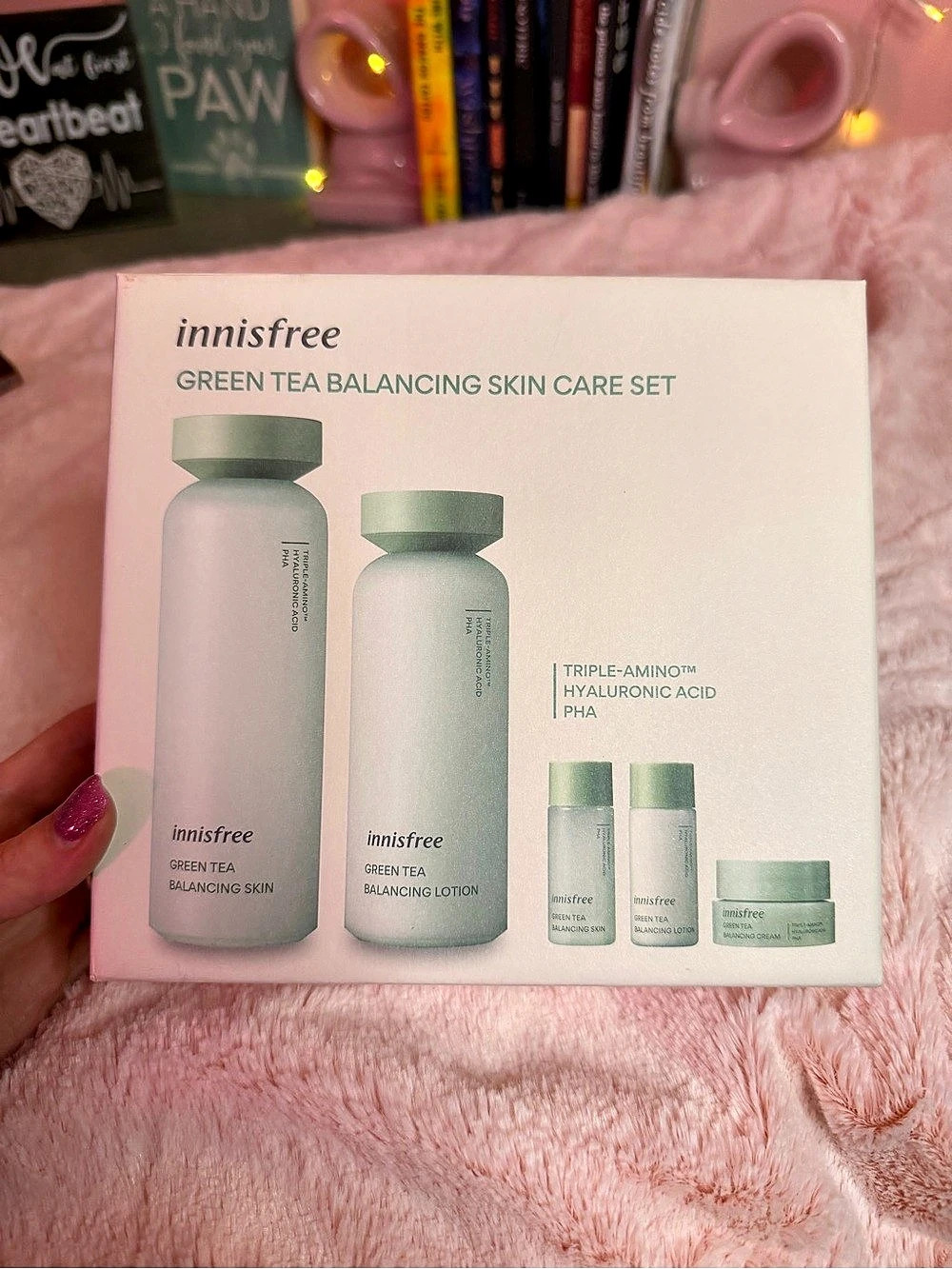 Innisfree Green Tea Balancing Skin Care Set Skincare Set NWT